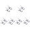 12 Pcs Stainless Steel Drying Clothes Clip Thickened 14.8cm 6