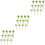 36 Pcs Miniature Scene Trees Landscape Palm Trees Decoration 7