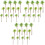 36 Pcs Miniature Scene Trees Landscape Palm Trees Decoration 5