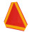 2Pcs Paper Reflective Safety Triangle Signs for Slow Vehicle 1