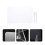 2 Sets Transparent Writing Board Desktop Message Multi-Function Memo 9