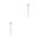 2 Pieces Sound Post Setter Bass Fret Hook Adjustable 5