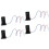 2 Pack Model Train Scenery Landscape Accessories Railroad Signal 6