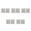 10 Pcs Roman Column Silicone Mold For Cake Chocolate Decor 10