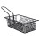 2Pcs Black Iron Fried Food Basket with Handle Easy Drain Colander Tool 4