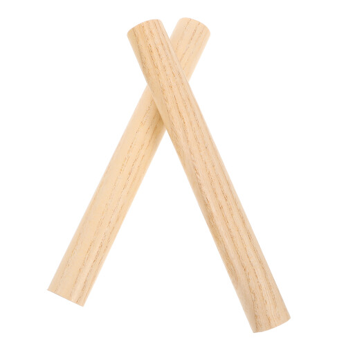 2Pcs Khaki Wooden Drumming Sticks for Rhythm and Percussion Practice 1