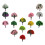 30 Pcs Micro Landscape Tree Models For Diy Crafts Building 3