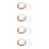 8Pcs Clear Watch Screen Protector Case Protective Cover for Wristwatch 10