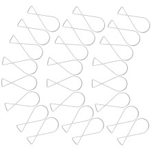 Set Of 3 Ceiling Decorative Metal Hooks No Nails Office