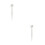 2 Pieces Sound Post Setter Bass Fret Hook Adjustable 8