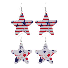 2 Pcs Jewelry Earring For Girl Dangler Earrings Independence Day