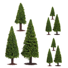 36Pcs Miniature Fake Trees for Crafts and Sand Table Scenery Models
