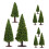 36Pcs Miniature Fake Trees for Crafts and Sand Table Scenery Models 1