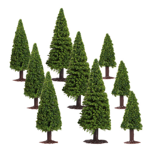 36Pcs Miniature Fake Trees for Crafts and Sand Table Scenery Models 1