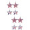 2 Pcs Jewelry Earring For Girl Dangler Earrings Independence Day 7