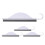 12Pcs White Shower Squeegees with Hook Durable PP Tpr for Bathroom 1