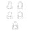 5Pcs Fire Sprinkler Head Cage Guards Silver Stainless Steel Protective 7