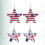 2 Pcs Jewelry Earring For Girl Dangler Earrings Independence Day 11