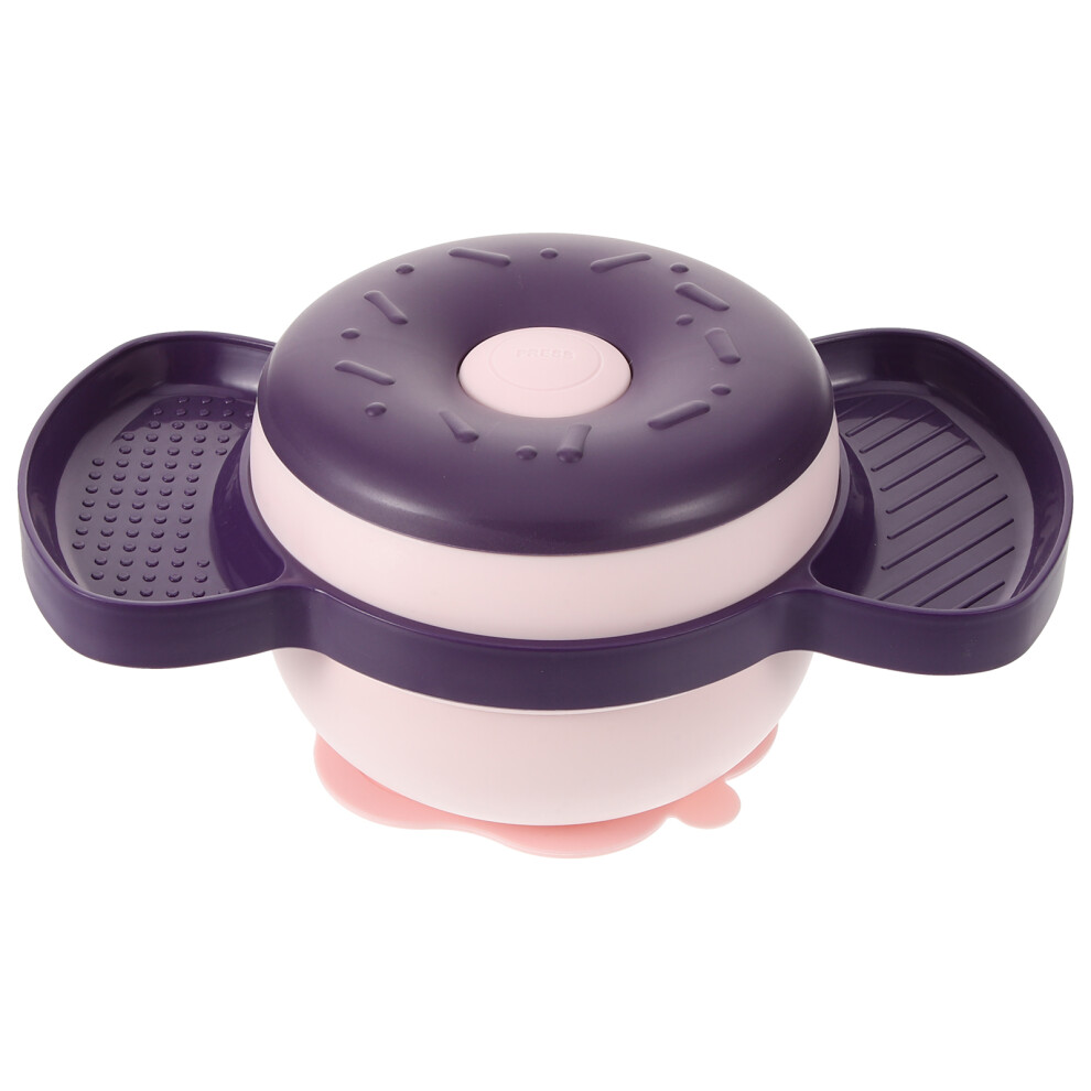 Vaguelly 1Set Heat Retention Baby Suction Bowl Green Stainless Steel Durable