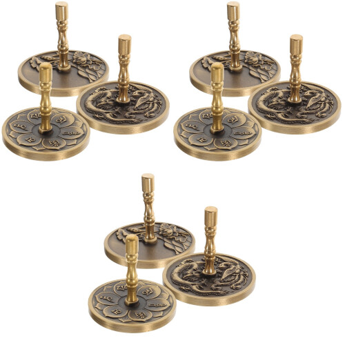 9 Pcs Brass Incense Press Tool For Ash And Making Supplies 2
