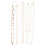 12Stk Metall Taillenkette Mit 1