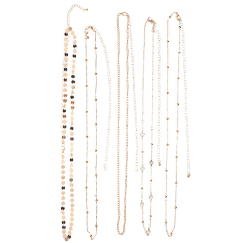 12Stk Metall Taillenkette Mit