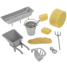 40 Pcs Mini Farm Toys Accessories For Kids Pretend Play