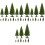 36Pcs Miniature Fake Trees for Crafts and Sand Table Scenery Models 4