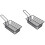 2Pcs Black Iron Fried Food Basket with Handle Easy Drain Colander Tool 9