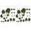 48 Pcs Miniature Trees Railroad Scenery DIY Landscape Decor 2