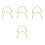 8 Pcs Bamboo Teapot Handles Replacement Kettle Handle Accessories 5