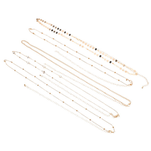 12Stk Metall Taillenkette Mit 1