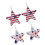 2 Pcs Jewelry Earring For Girl Dangler Earrings Independence Day 9
