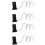2 Pack Model Train Scenery Landscape Accessories Railroad Signal 7