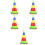 5 Sets Ring Toss Game Toy Plastic Stacking Plaything For Children 7