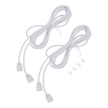 3Pcs Light Strip Extension Cord White for Rgb LED Strip Linking