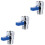 3Pcs Copper 1/2 Inch Shower Head Shut-Off With Handle 4