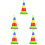 5 Sets Ring Toss Game Toy Plastic Stacking Plaything For Children 6