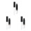3Pcs Stylish Black DIY Lip Gloss Tubes Durable Refillable Bottles 3