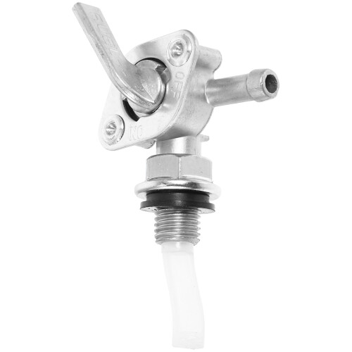 2Pcs Easy Install Silver Fuel Tank Valve for Small Engine Generators 1