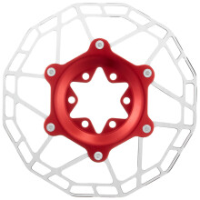 Silver Bike Disc Brake Set Hollow Design High Friction Durable