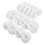 20Pcs White Cable Organizer Stick-on Wire Holder for Appliances 3