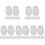 45 Pcs Universal Baby Jumpsuits Extender Romper Crotch Tool 4