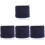 4 Rolls Braided Rope Nylon Bow Tie Colorful 2