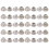 200Pcs Assorted Color No Buttons for Jeans Coat Replacement 1