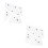 10 Pcs Acrylic Quilting Template Set For Sewing And Hand Patchwork 5