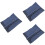 3Pcs Blue Canvas Watch Organizer Roll Lightweight Travel Storage Case 6