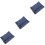 3Pcs Blue Canvas Watch Organizer Roll Lightweight Travel Storage Case 5