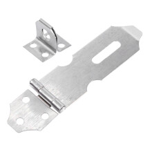 60 Pcs Stainless Steel Padlock Hasp Latch For Door Window Cabinets