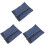 3Pcs Blue Canvas Watch Organizer Roll Lightweight Travel Storage Case 2